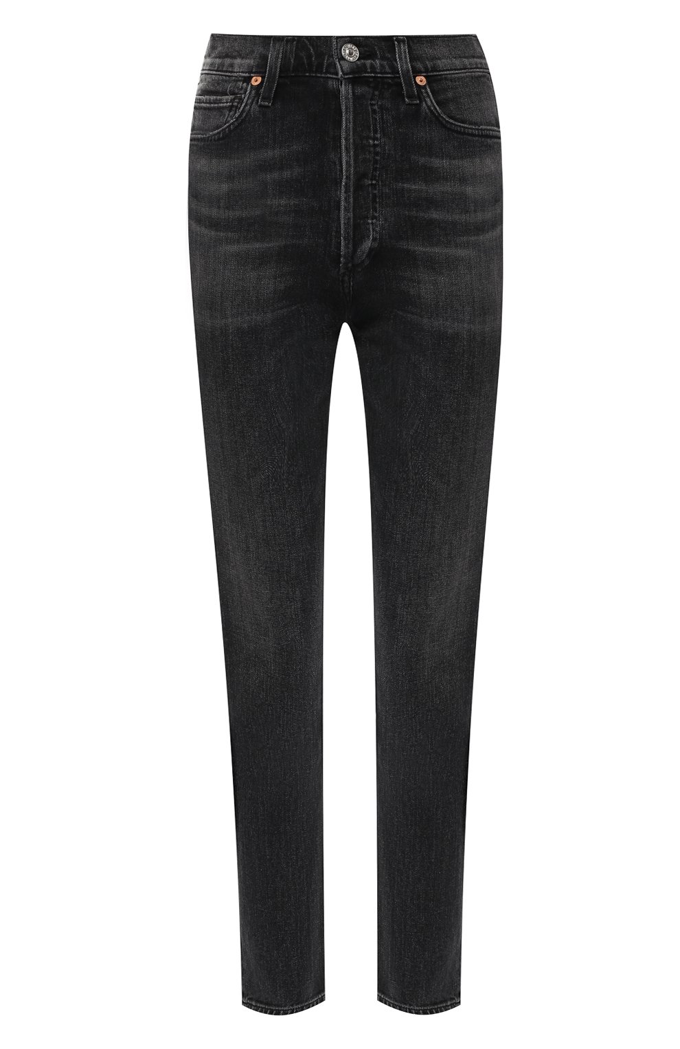 Джинсы прямого кроя с потертостями CITIZENS OF HUMANITY, арт. 1728-1056, фото 1