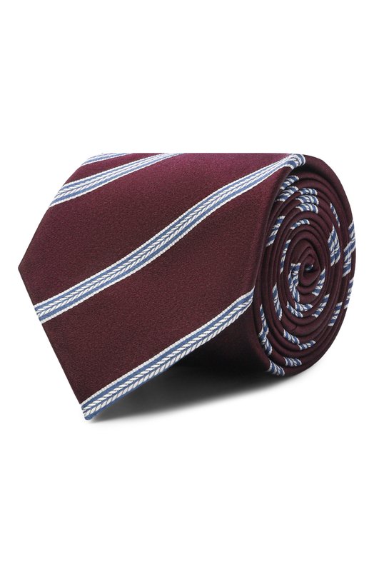 Шелковый галстук Brioni 061D00/PD485 Бордовый 061D00/PD485