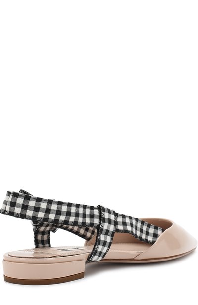 Лаковые балетки с ремешком MIU MIU, арт. 5F416B/3AR9, фото 4