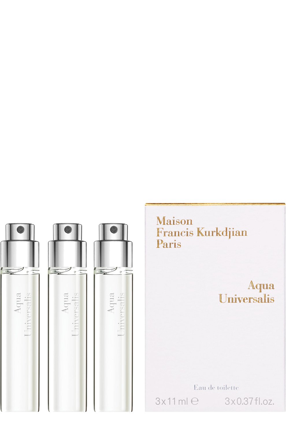 Туалетная вода aqua universalis (рефил) (3x11ml) MAISON FRANCIS KURKDJIAN бесцветного цвета по цене 7490 руб., арт. 1030305, фото 1 Туалетная вода aqua universalis (рефил) (3x11ml) MAISON FRANCIS KURKDJIAN, арт. 1030305, фото 1