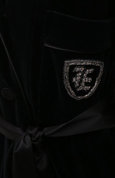 Хлопковый жакет ERMANNO SCERVINO черного цвета по цене 103000 руб., арт. D394I600IGS, фото 5 Хлопковый жакет ERMANNO SCERVINO, арт. D394I600IGS, фото 5