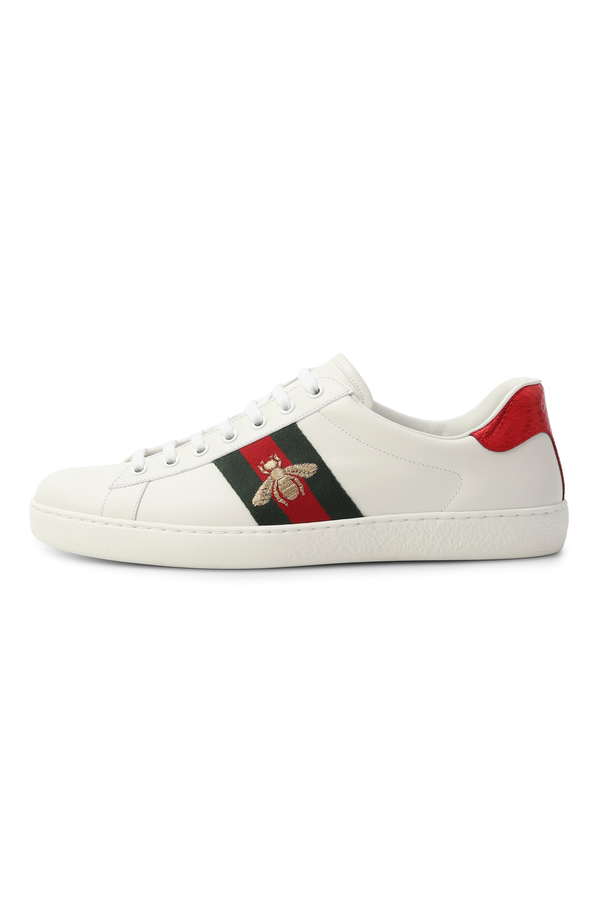 Кожаные кеды ace GUCCI, арт. 429446/02JP0, фото 4