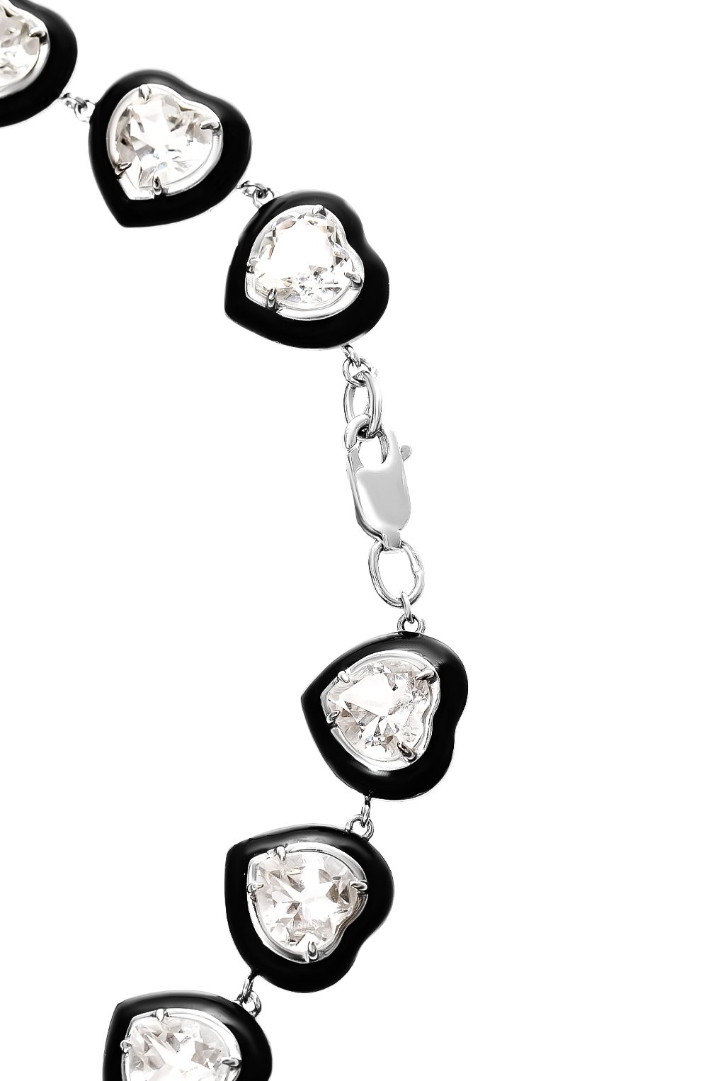 Ожерелье с сердцами из горного хрусталя MOONKA, арт. crg-nl5-crs, фото 4