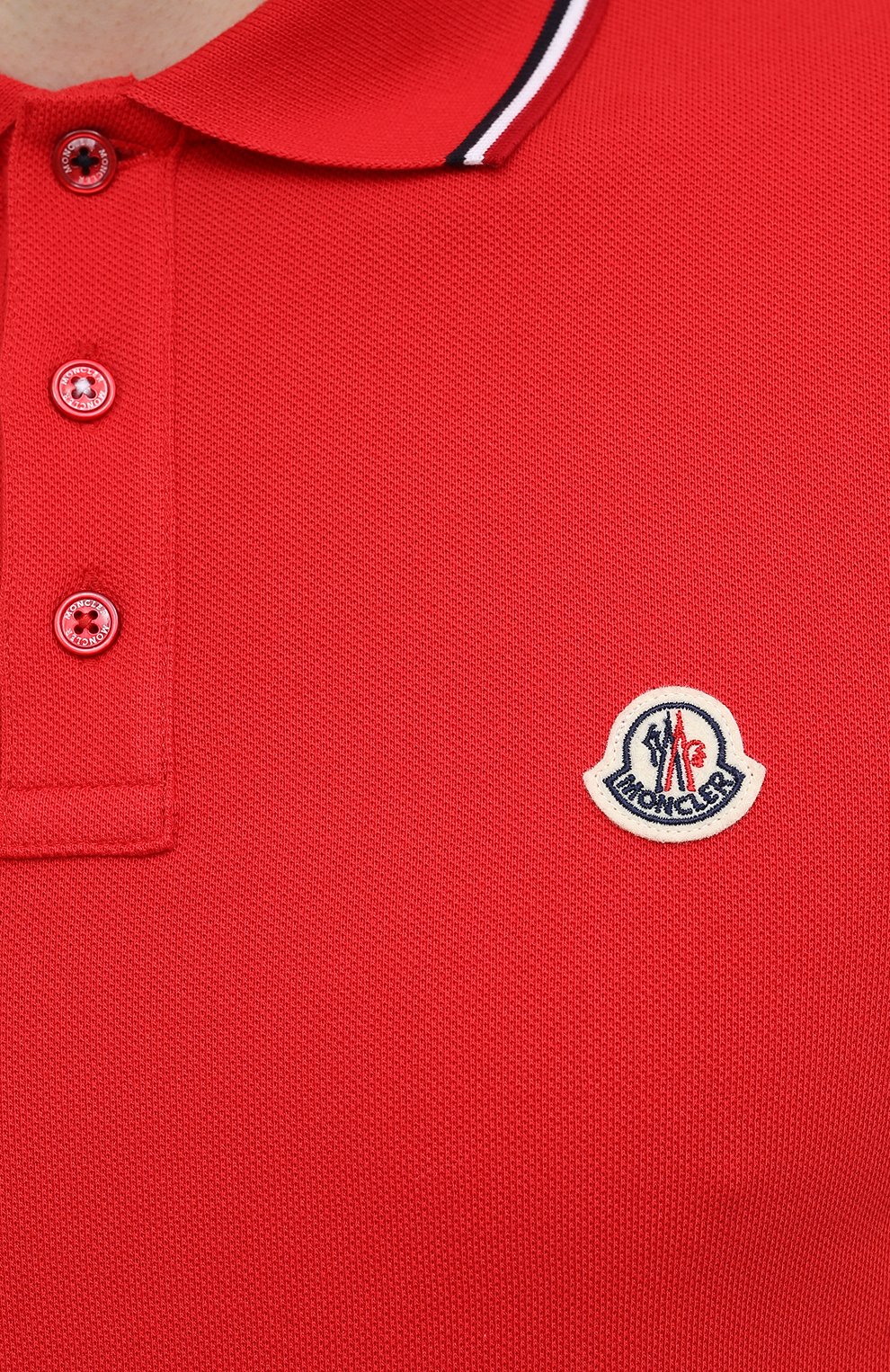 Хлопковое поло MONCLER, арт. G1-091-8A703-00-84556, фото 5