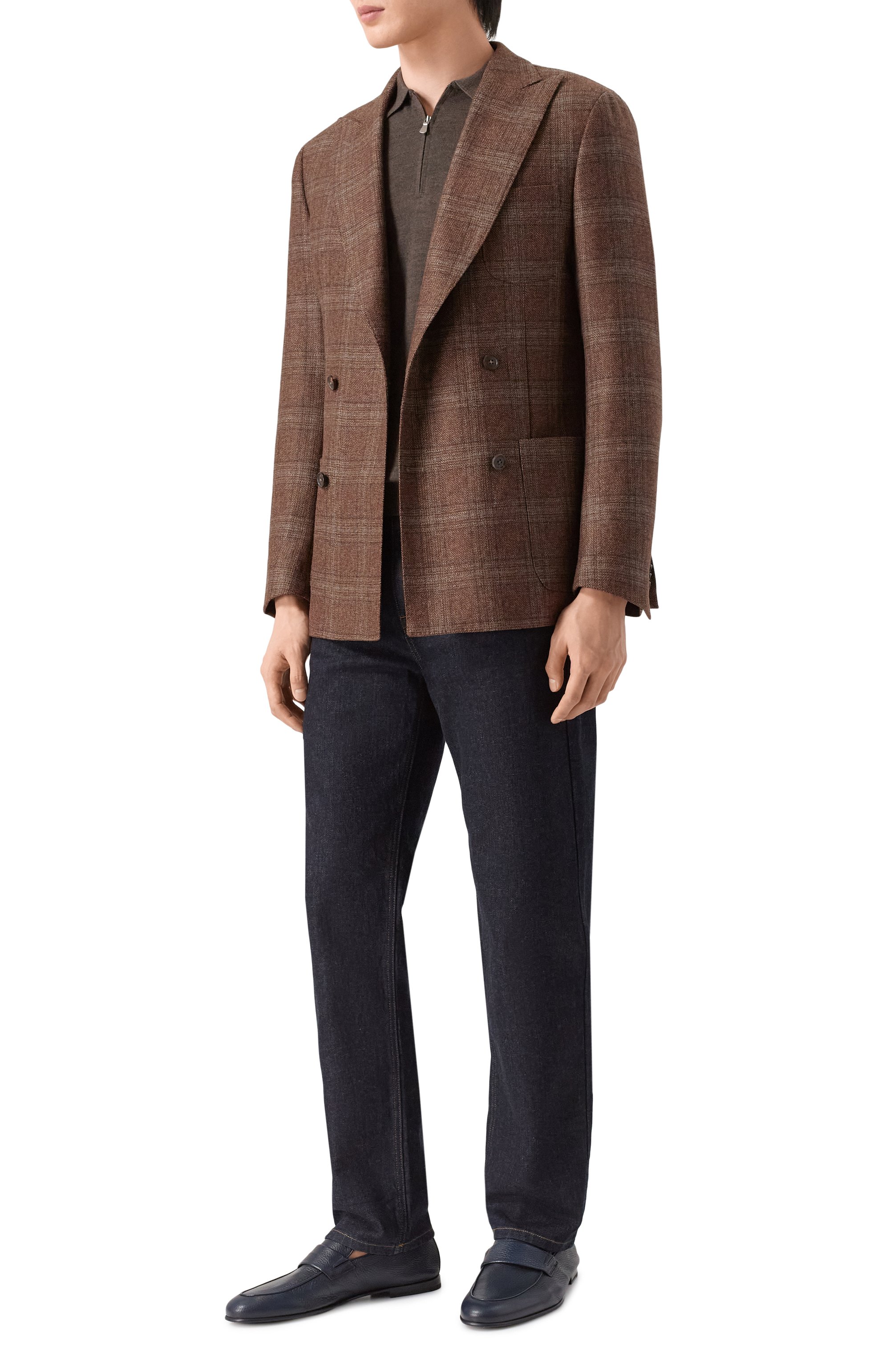 Кожаные лоферы BARRETT, арт. 261U037.1/CERV0 ASP0RT, фото 2