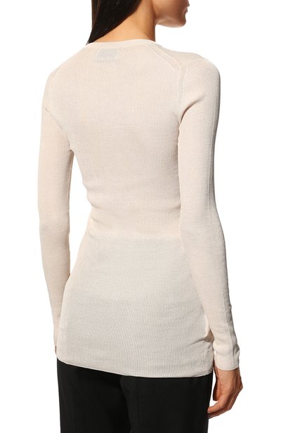 Шелковый пуловер PRADA, арт. P24I1V-1ZD8-F0006-212, фото 4