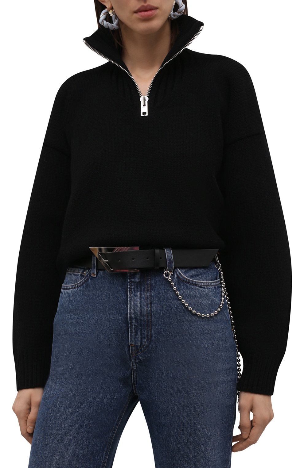 Кожаный ремень THE ATTICO, арт. 221WKE01/L019, фото 2