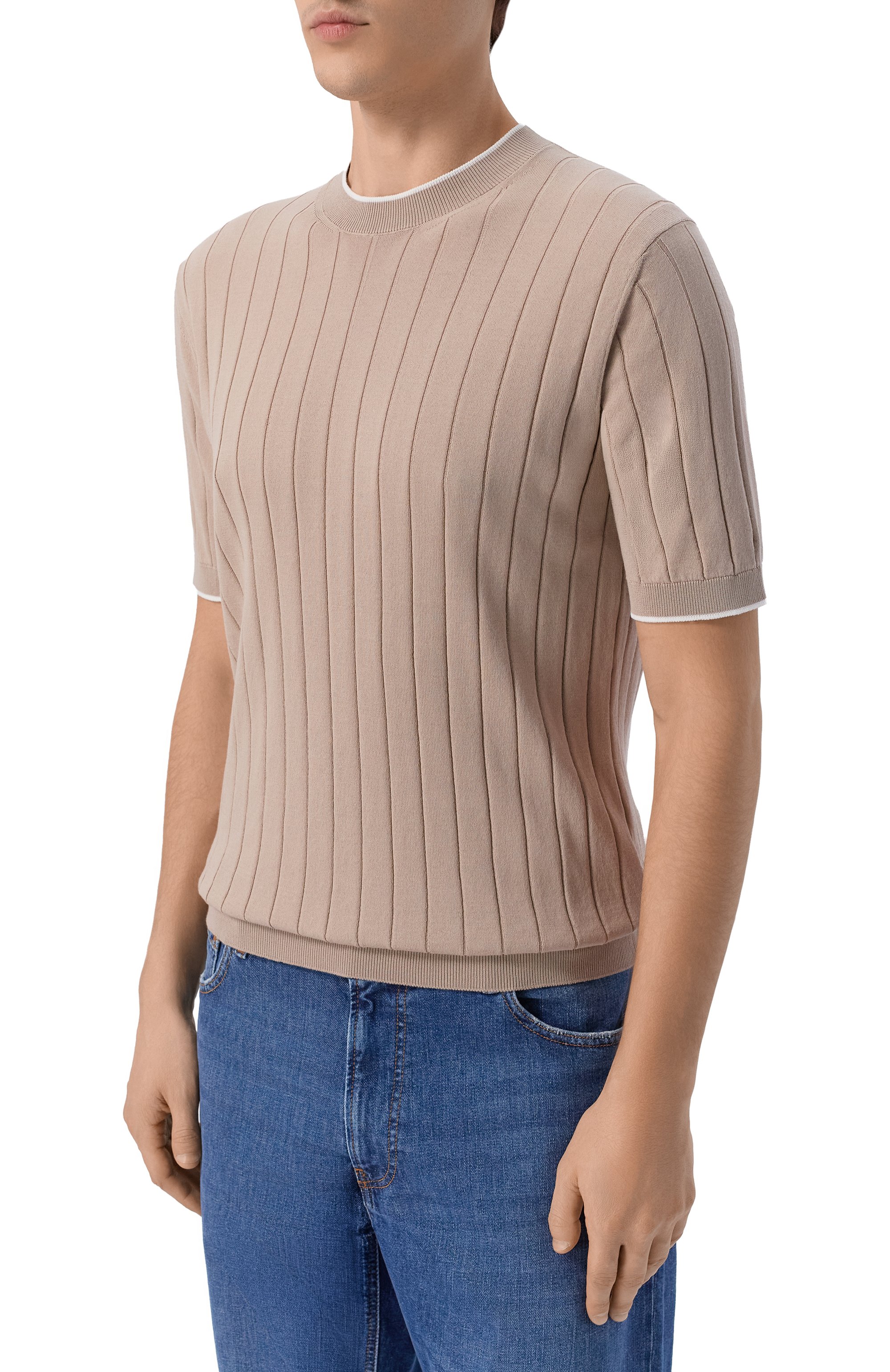 Хлопковый джемпер ANDREA CAMPAGNA, арт. M5426-8035, фото 3