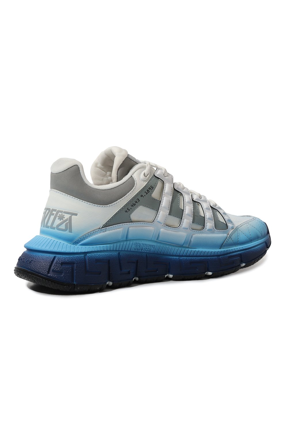 Комбинированные кроссовки trigreca VERSACE синего цвета по цене 99450 руб., арт. DSU8094/1A07043, фото 5 Комбинированные кроссовки trigreca VERSACE, арт. DSU8094/1A07043, фото 5