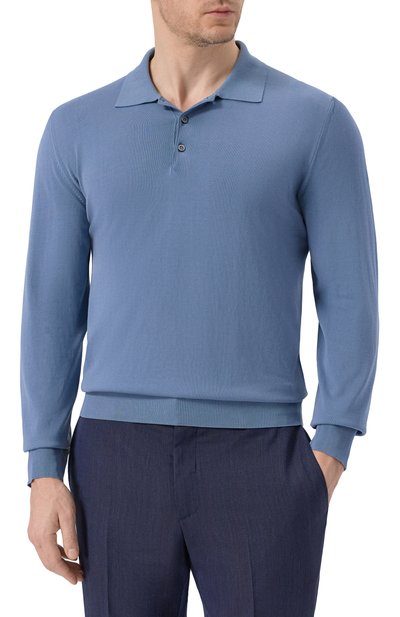 Хлопковое поло CANALI, арт. C0017/MK02459, фото 3