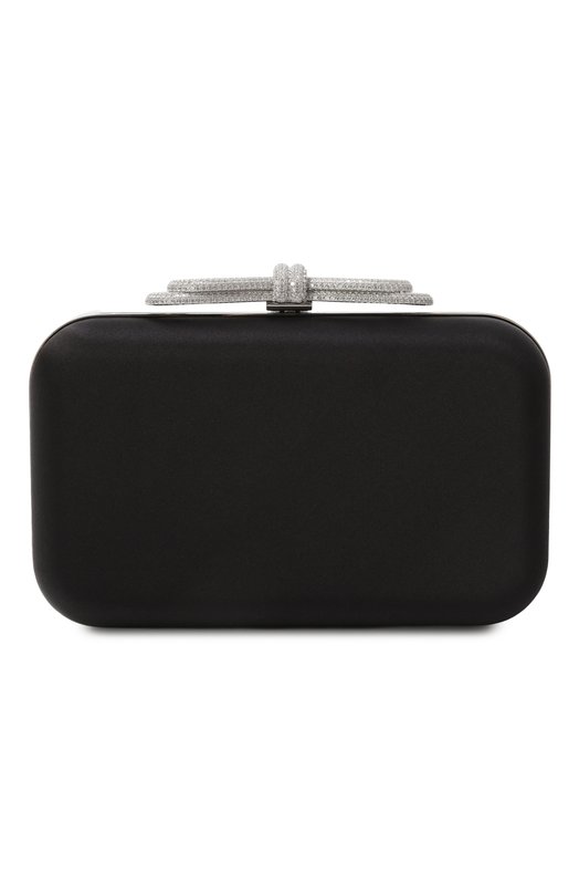 Клатч Double Bow small Mach & Mach MMCB-BG0002-CRP-BLK Чёрный MMCB-BG0002-CRP-BLK