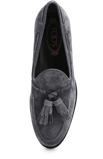 Замшевые лоферы с кисточками TOD’S, арт. XXW0ZQ0V820F59U814, фото 5