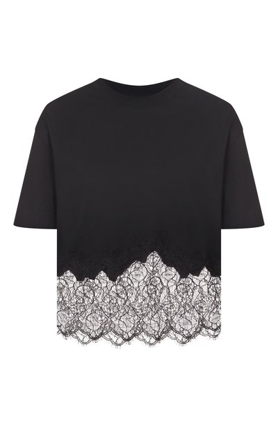 Женский хлопковая футболка GIVENCHY, арт. BW709X/3YNL