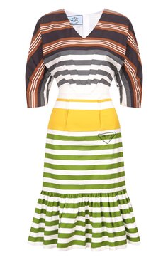 Хлопковое платье PRADA, арт. P3G02-1ZTA-F0613, фото 1