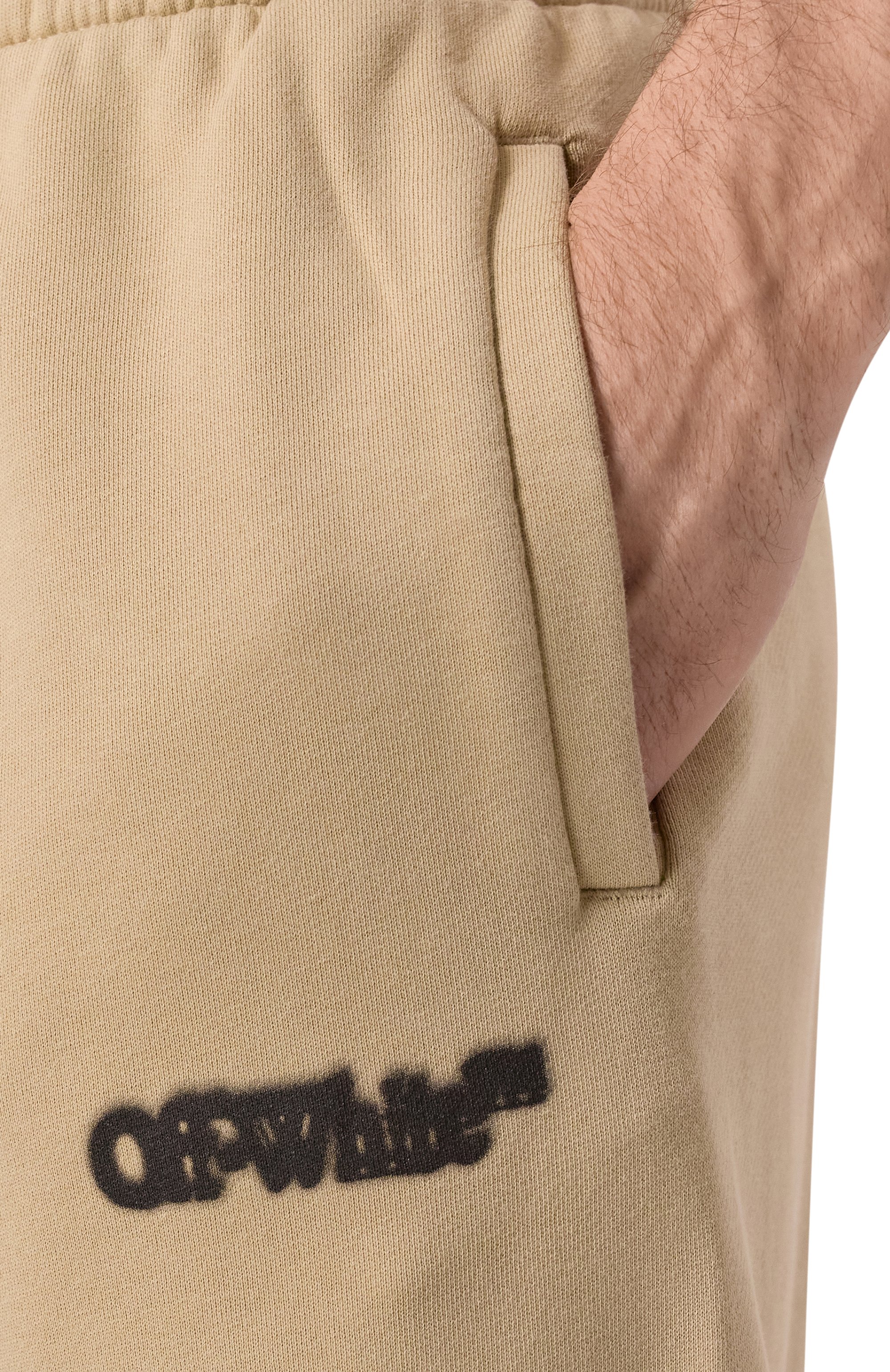 Хлопковые джоггеры OFF-WHITE, арт. 0MCH057S25FLE001, фото 5