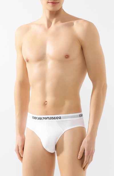 Комплект из двух хлопковых брифов EMPORIO ARMANI, арт. 111321/CC722, фото 2