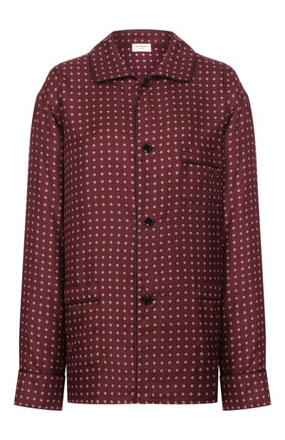 Женская шелковая рубашка SAINT LAURENT, арт. 870143/Y6K08