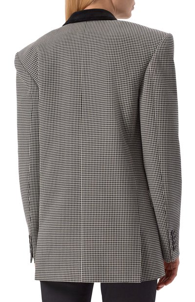 Шерстяной жакет SAINT LAURENT, арт. 766163/Y7E60, фото 4