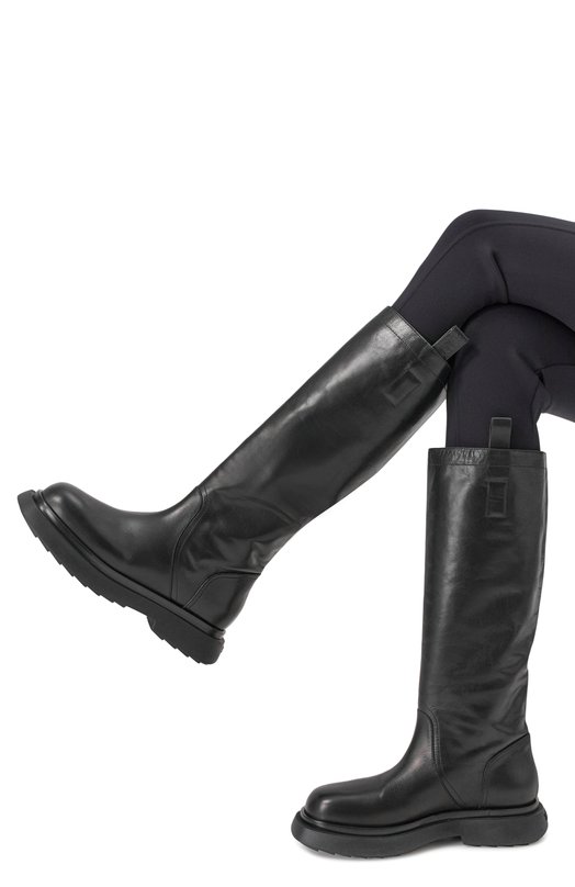 Кожаные сапоги Genny 3JUIN 326W9003.A.1247997 Чёрный  326W9003.A.1247997 Фото 2