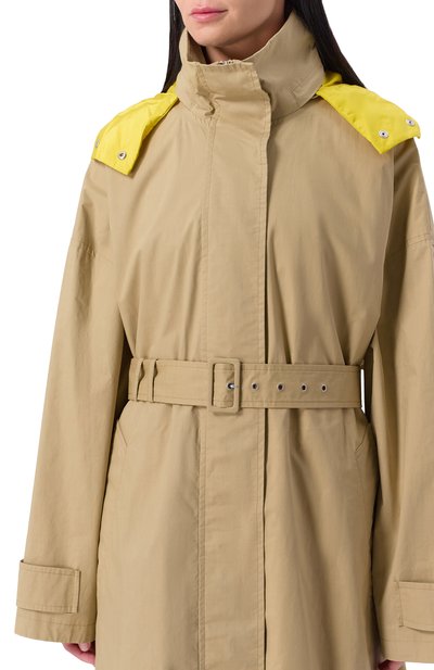 Хлопковый плащ PRADA, арт. 29X256/15DE, фото 5