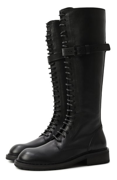 Кожаные сапоги danny ANN DEMEULEMEESTER, арт. B0010063/LT047, фото 1