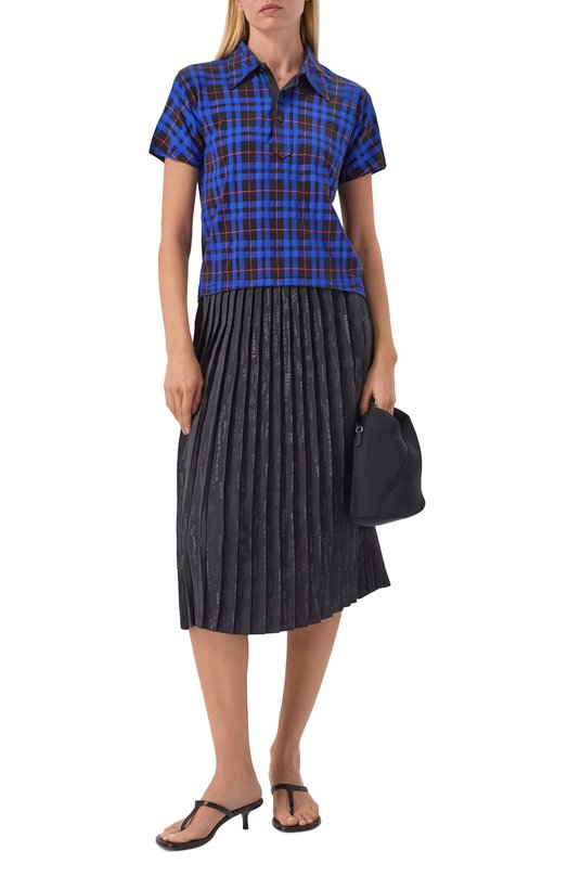 Плиссированная юбка MM6 S52MA0199/M35737 Серый  S52MA0199/M35737 Фото 2