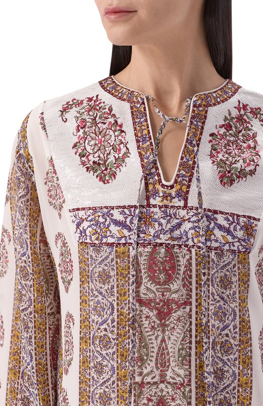 Шелковое платье Giambattista Valli 26SSPVCL5167/35PRI Разноцветный  26SSPVCL5167/35PRI Фото 4