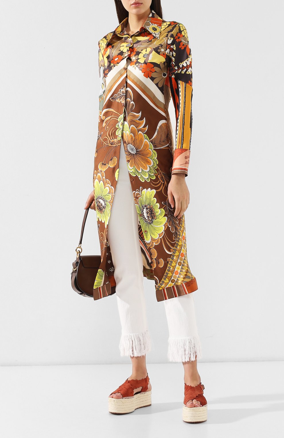 Шелковая блузка CHLOÉ, арт. CHC19UHT12331, фото 2