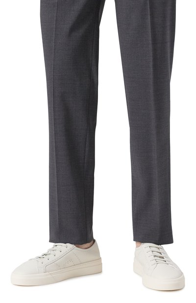 Кожаные кеды gloria SANTONI, арт. MBGG22063PNNTMIA, фото 3