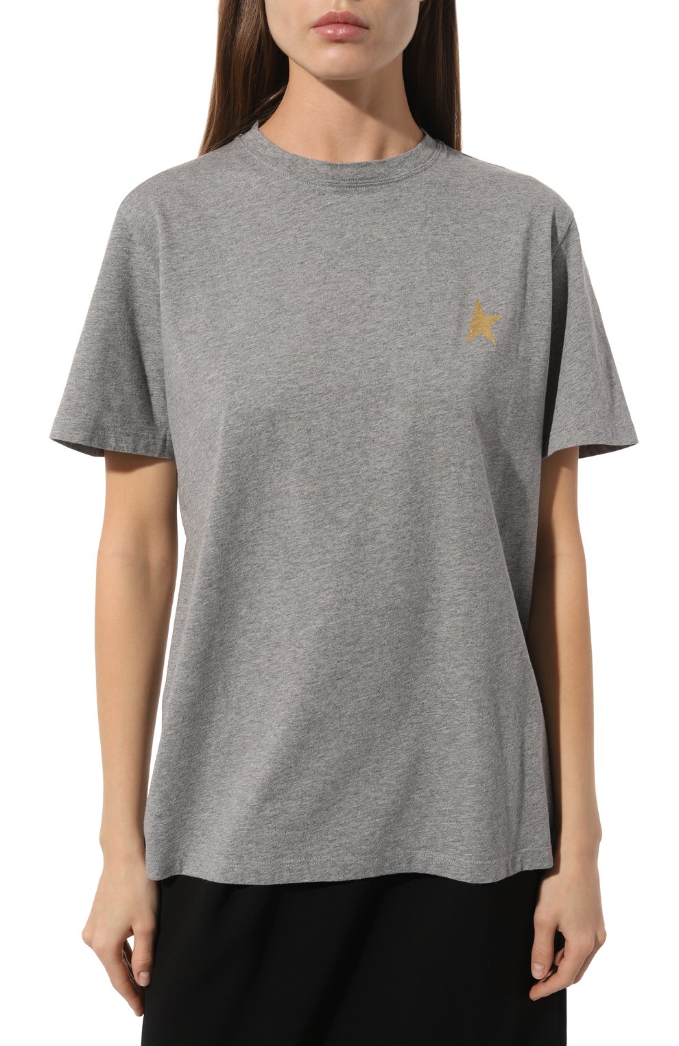Хлопковая футболка GOLDEN GOOSE DELUXE BRAND, арт. GWP01220/P00019360311, фото 3