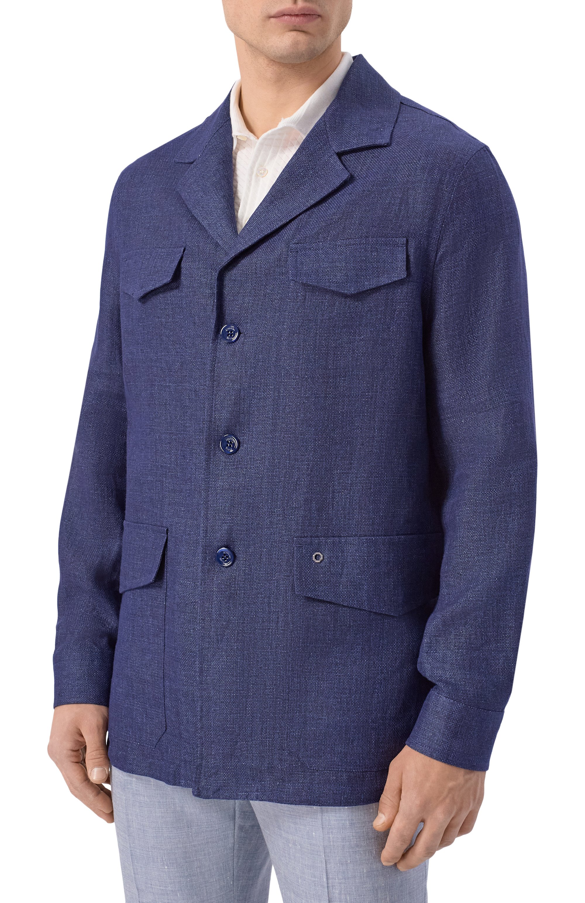 Льняная куртка-рубашка STEFANO RICCI, арт. SP008166/VT0002, фото 3