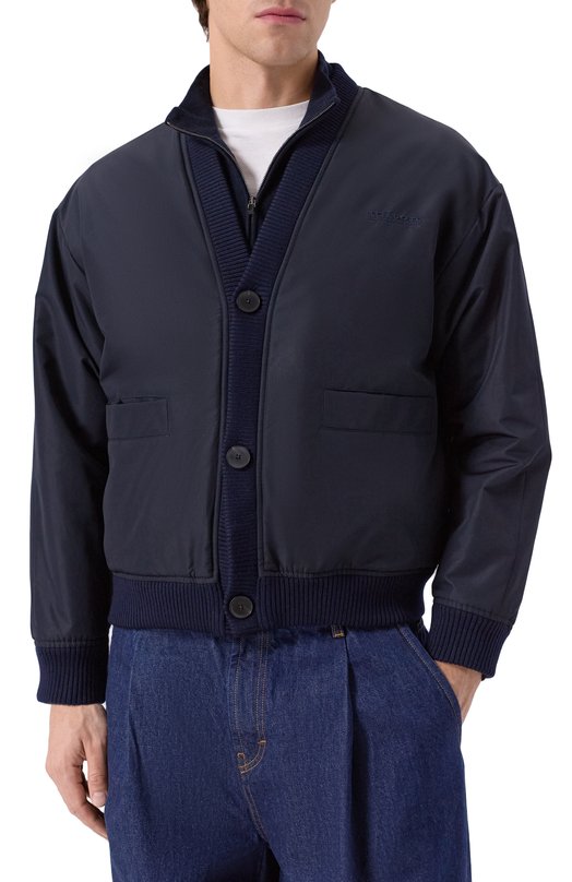 Бомбер Kiton UGK129K0235H06 Синий  UGK129K0235H06 Фото 3