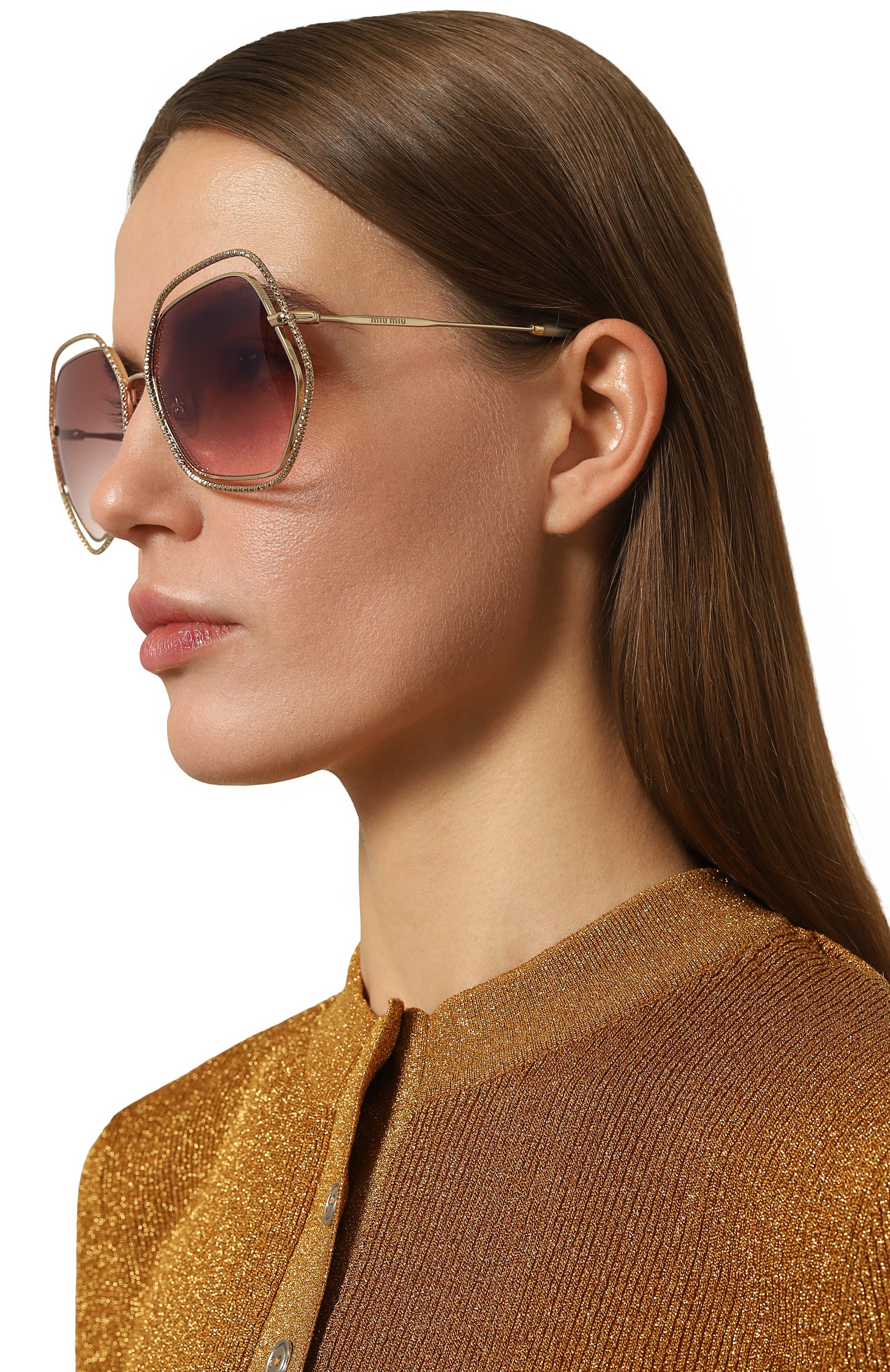 Солнцезащитные очки MIU MIU, арт. SMU58V-EZVN-F00A6-060, фото 2