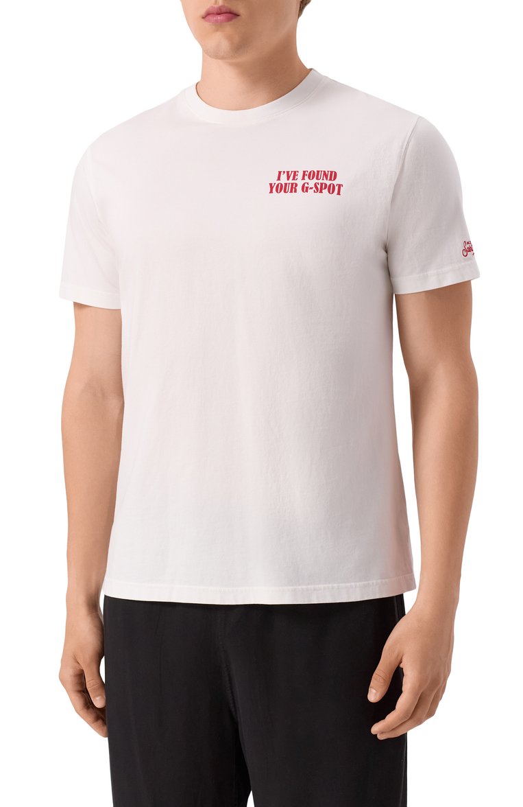 Хлоп�ковая футболка MC2 SAINT BARTH, арт. STBM TSHIRT MAN/02390H, фото 1