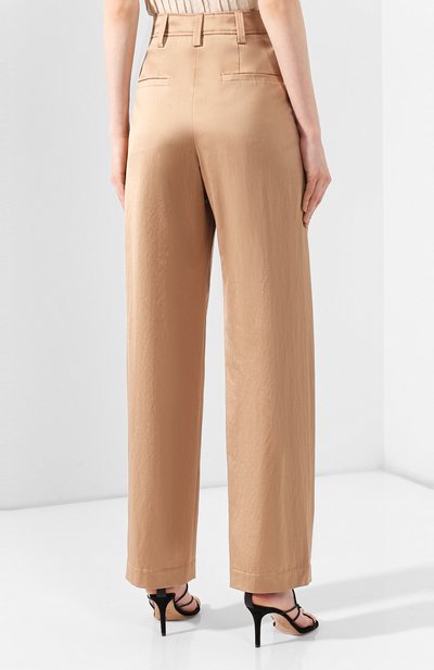 Брюки из смеси виск�озы и хлопка BRUNELLO CUCINELLI, арт. M0H86P7237, фото 4