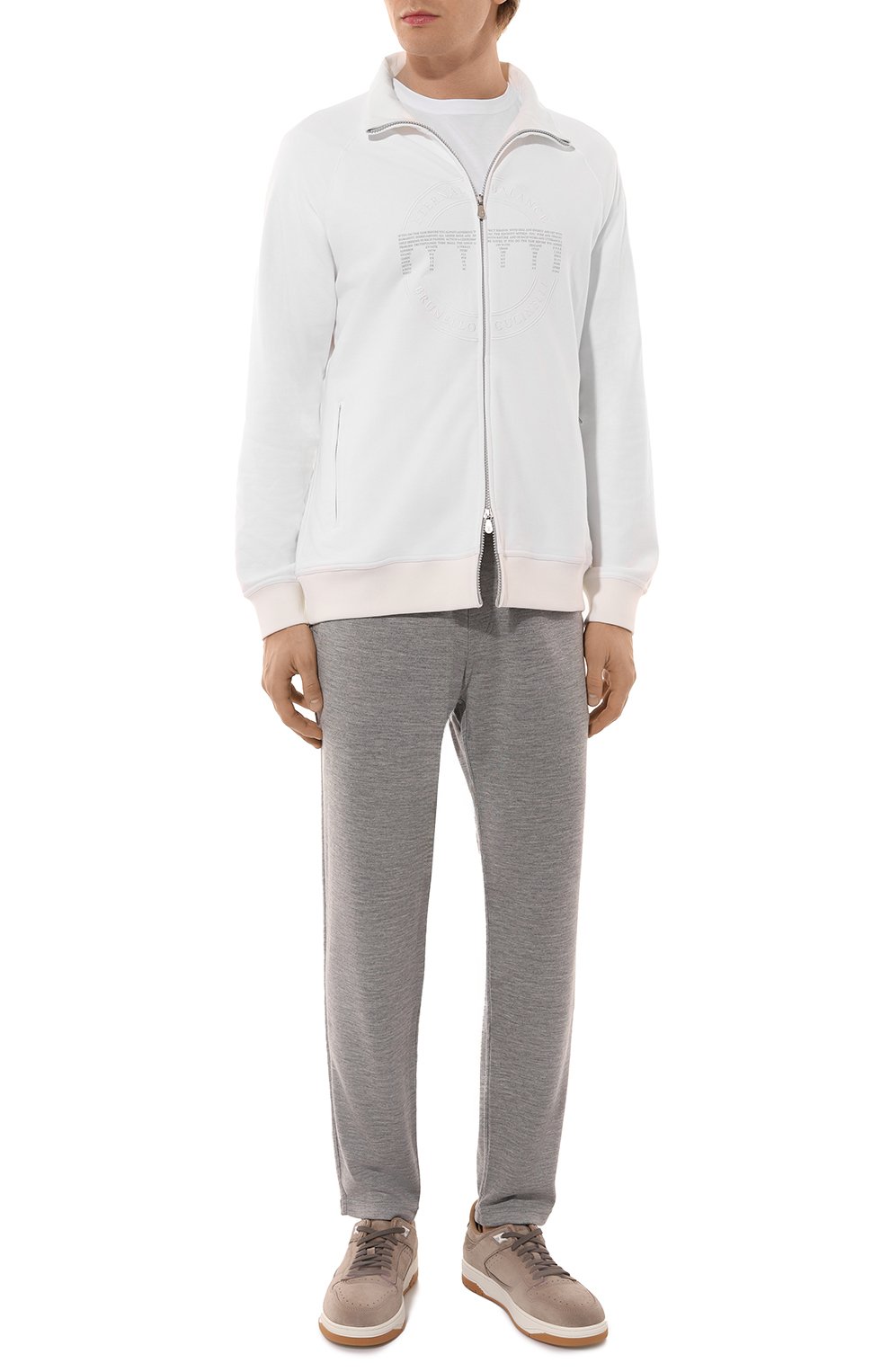 Хлопковая толстовка BRUNELLO CUCINELLI, арт. MM8363140G, фото 2