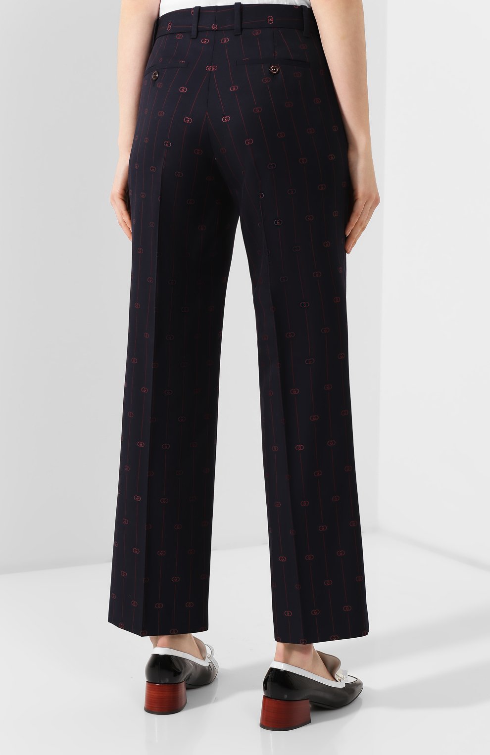 Шерстяные брюки GUCCI, арт. 595172/ZABJ0, фото 4
