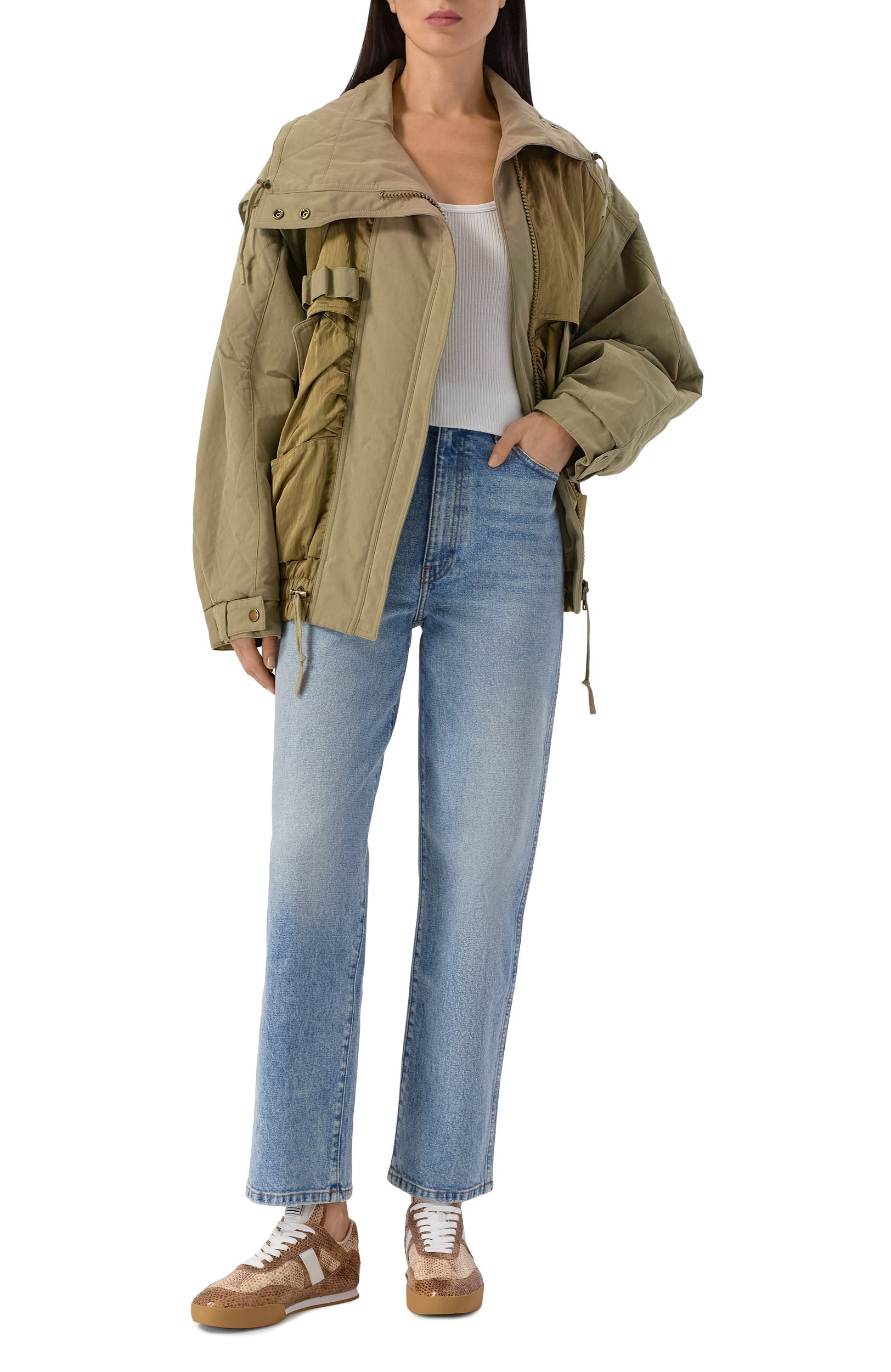 Кожаные кеды chloé kick CHLOÉ, арт. CH26A07IYM, фото 3
