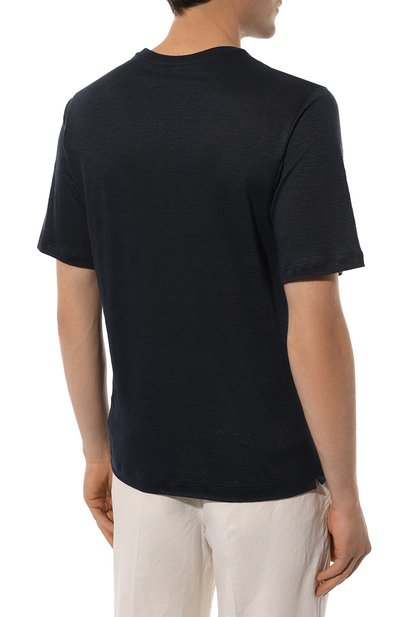 Льняная футболка ZILLI, арт. TSR02AM0800VZLF65M, фото 4