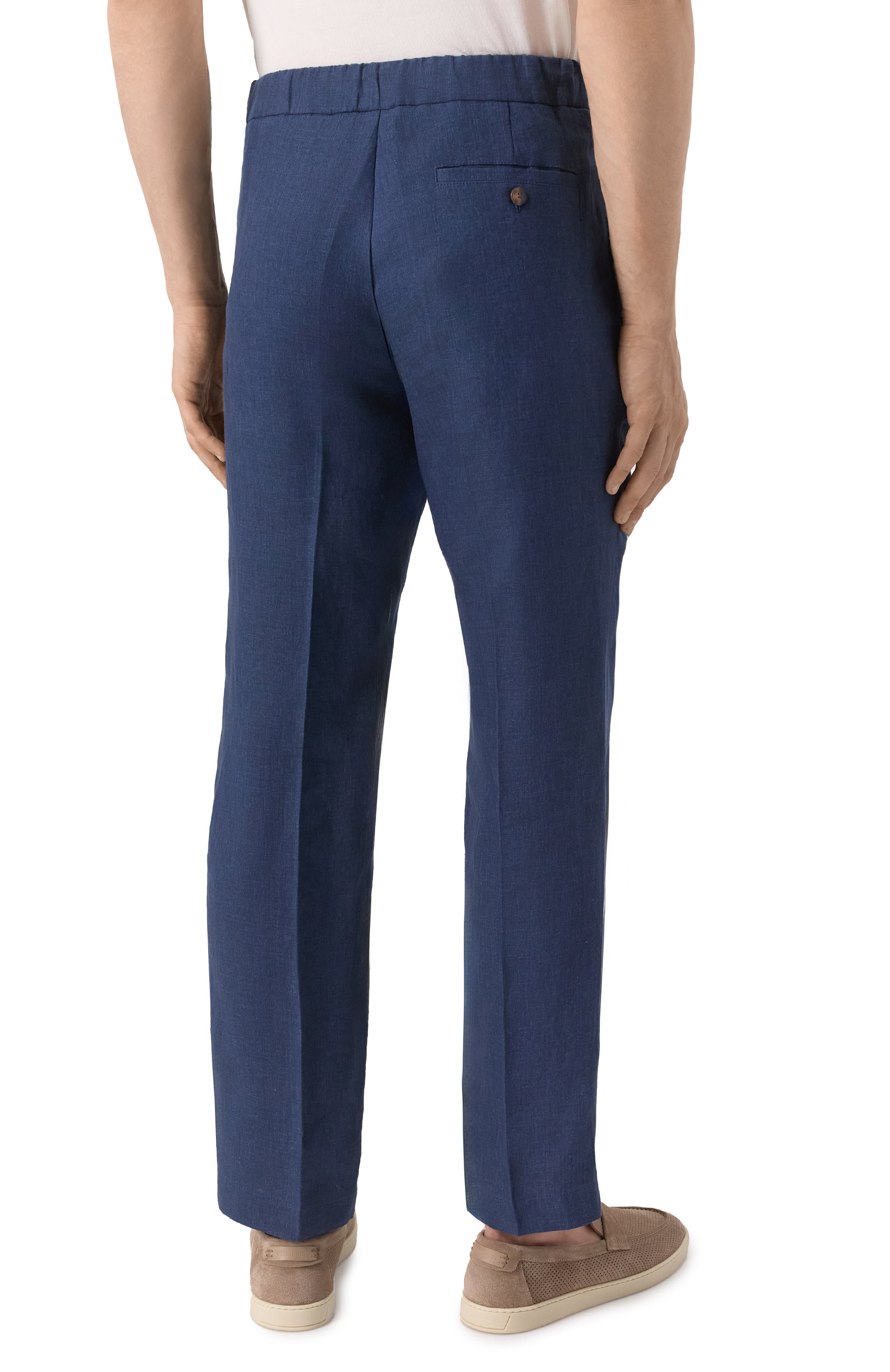 Льняные брюки CAPOBIANCO, арт. 18M810.LL00., фото 4