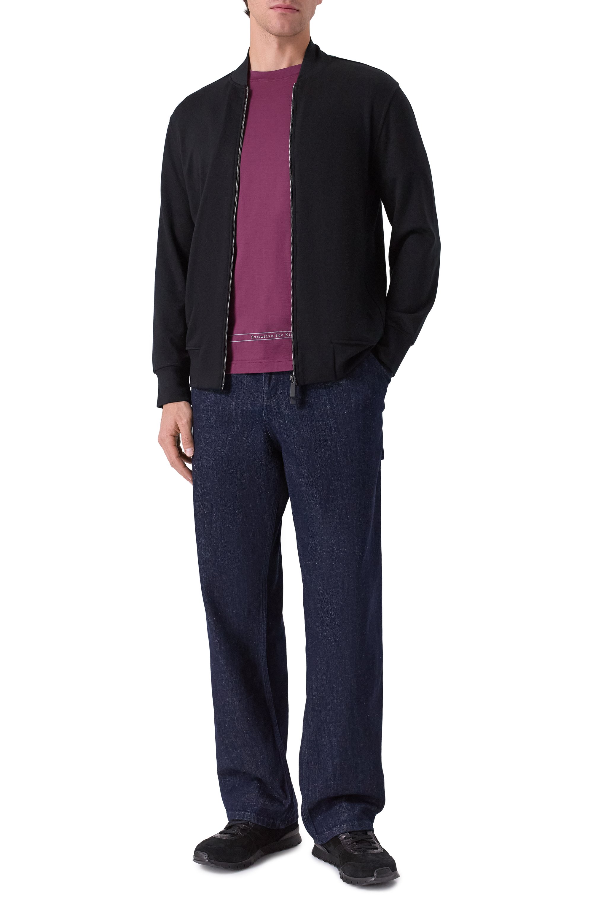 Толстовка из вискозы KITON черного цвета по цене 126500 руб., арт. UMM069004, фото 2 Толстовка из вискозы KITON, арт. UMM069004, фото 2