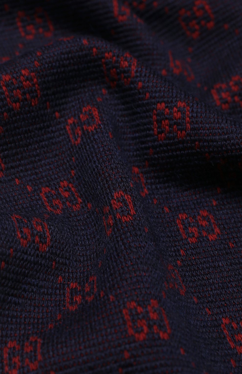 Шерстяной шарф с принтом gg GUCCI, арт. 536662/4G272, фото 2