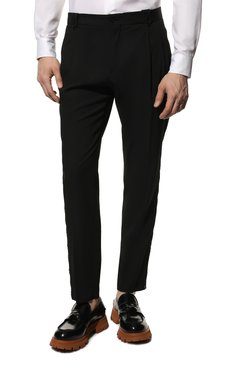 Брюки из шерсти и хлопка DOLCE & GABBANA, арт. GWTZAZ/FURIM, фото 1