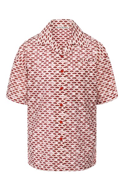 Женская хлопковая рубашка ACNE STUDIOS, арт. AC0204/W