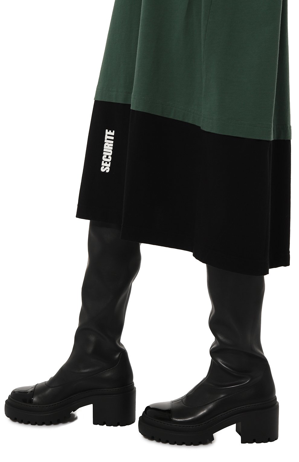 Ботфорты avela stretch из экокожи GIUSEPPE ZANOTTI DESIGN, арт. I480002/001, фото 3