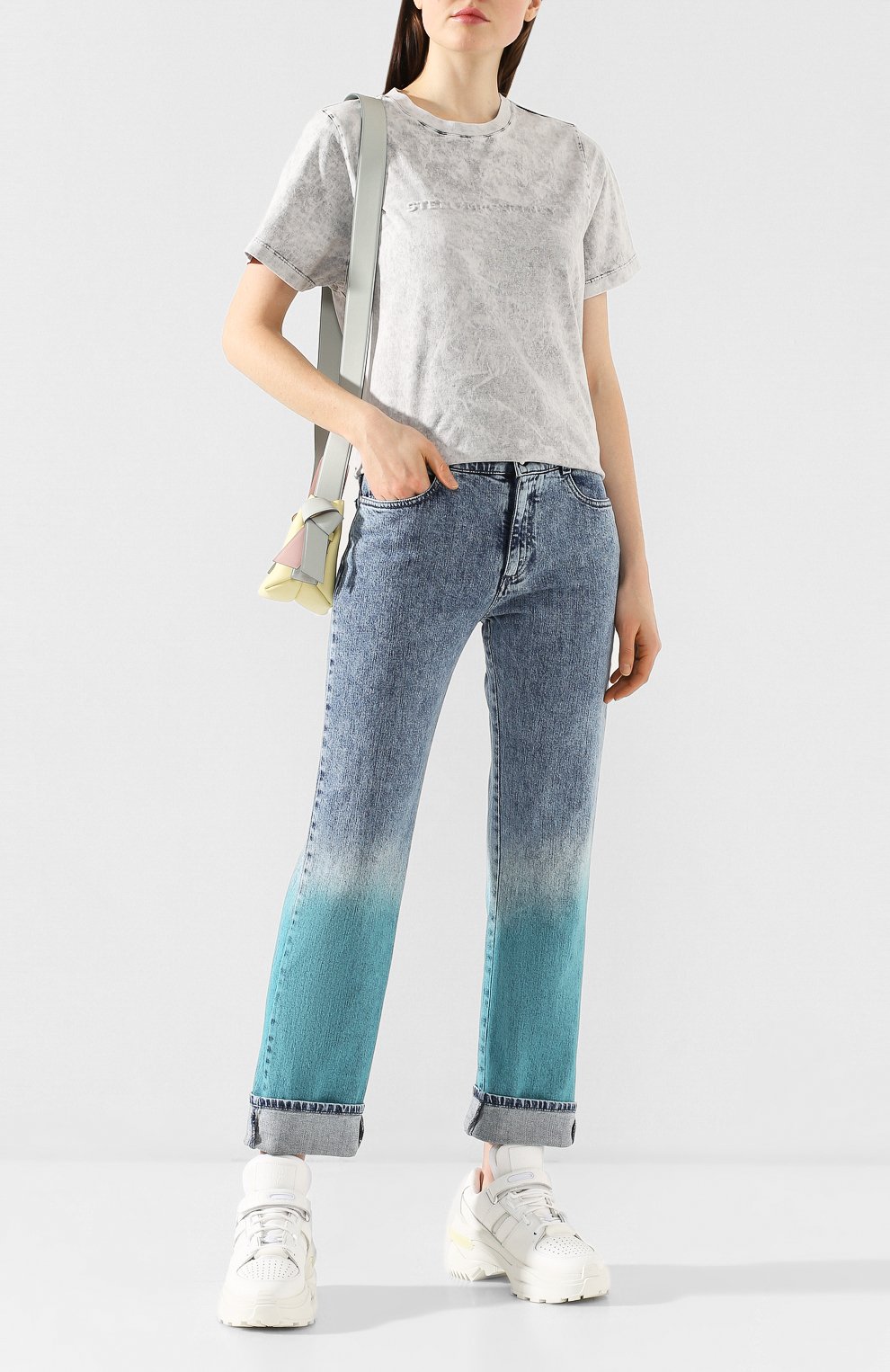 Хлопковая футболка STELLA MCCARTNEY, арт. 596957/SNW45, фото 2