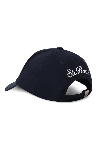 Хлопковая бейсболка MC2 SAINT BARTH темно-синего цвета по цене 6700 руб., арт. CATCHER, фото 3 Хлопковая бейсболка MC2 SAINT BARTH, арт. CATCHER, фото 3