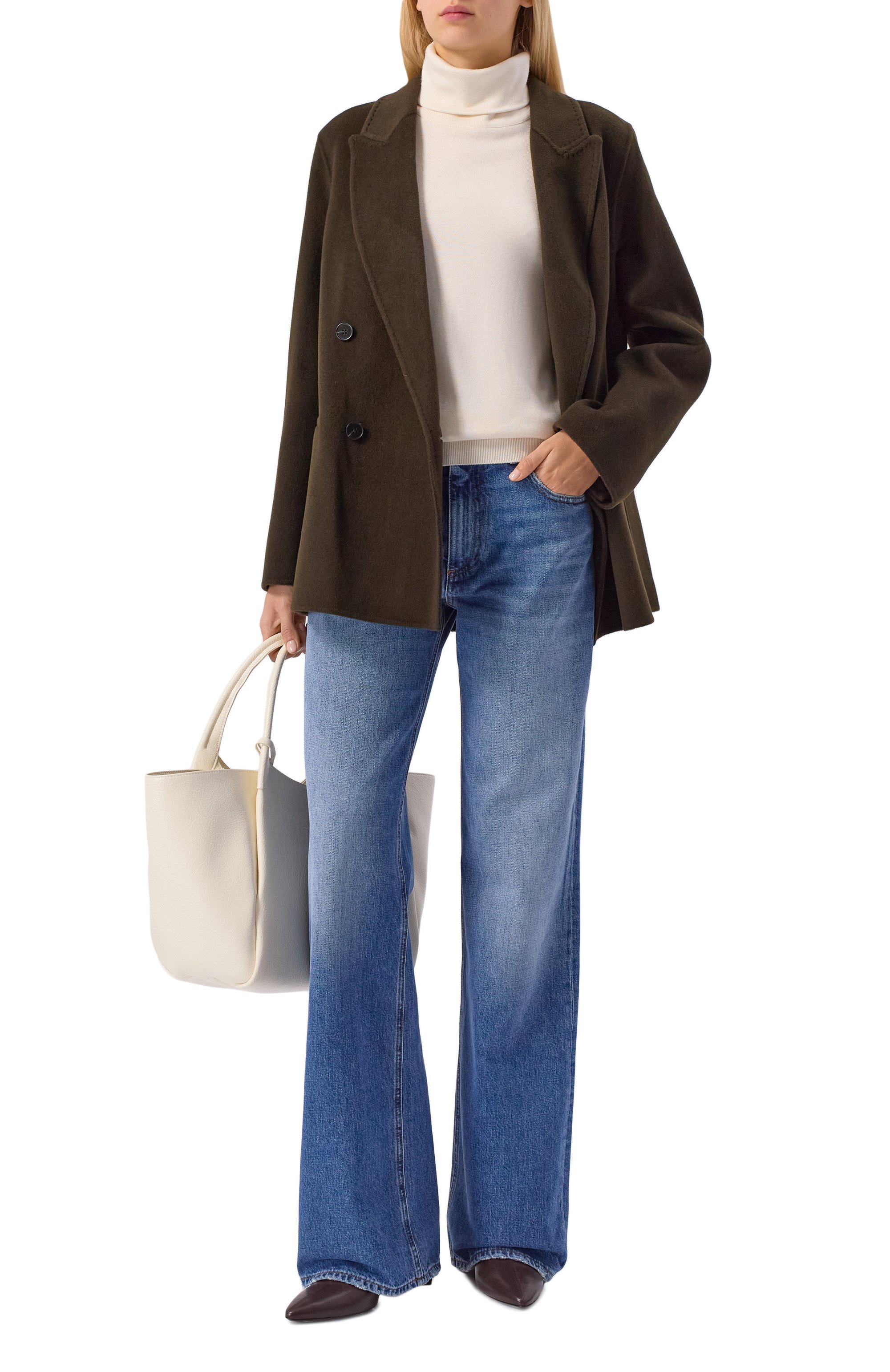 Полупальто из шерсти и кашемира BEATRICE .B, арт. 25FA3919D0UBLEWS, фото 2