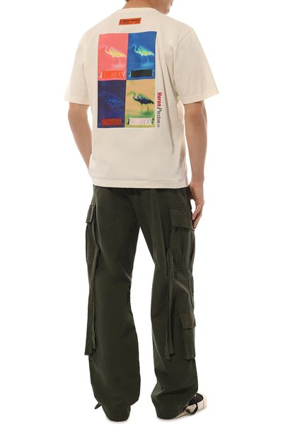 Хлопковая футболка HERON PRESTON, арт. HMAA032F22JER010, фото 2