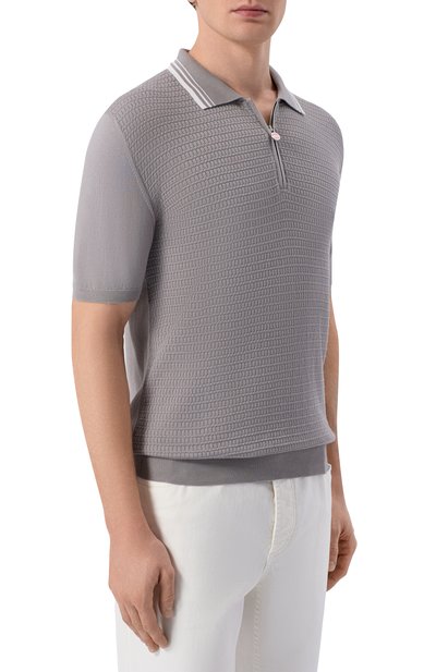 Хлопковое поло KITON, арт. UMK0709, фото 3